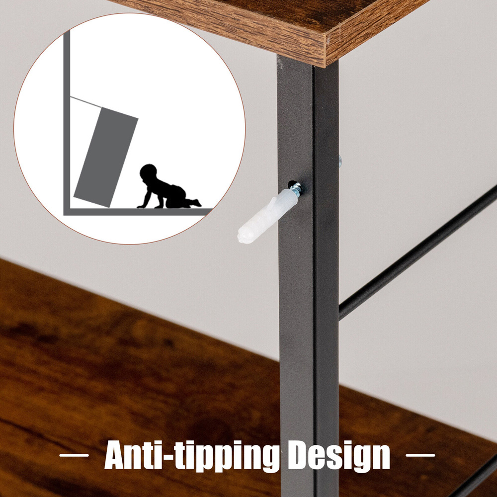 Costway 2 Drawer Single Shelf Storage Unit Image 8
