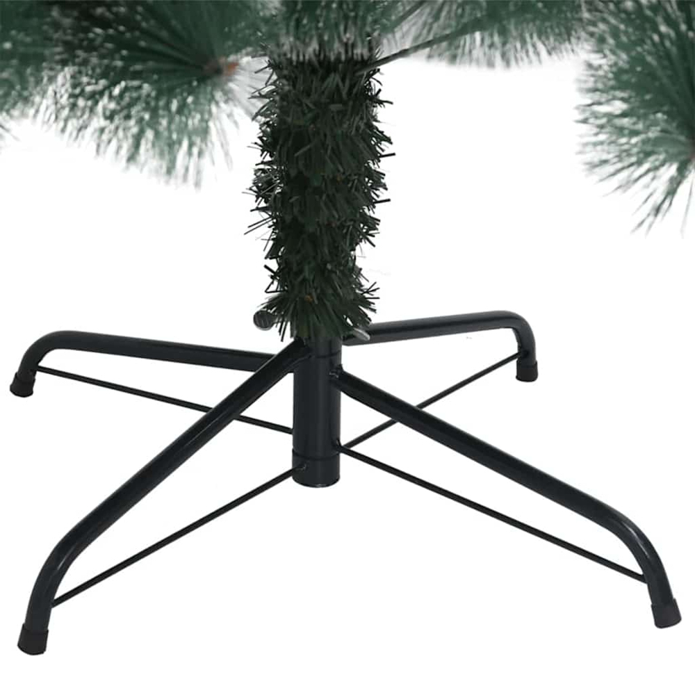 vidaXL Pre-Lit Green Artificial Christmas Tree 6ft Image 7