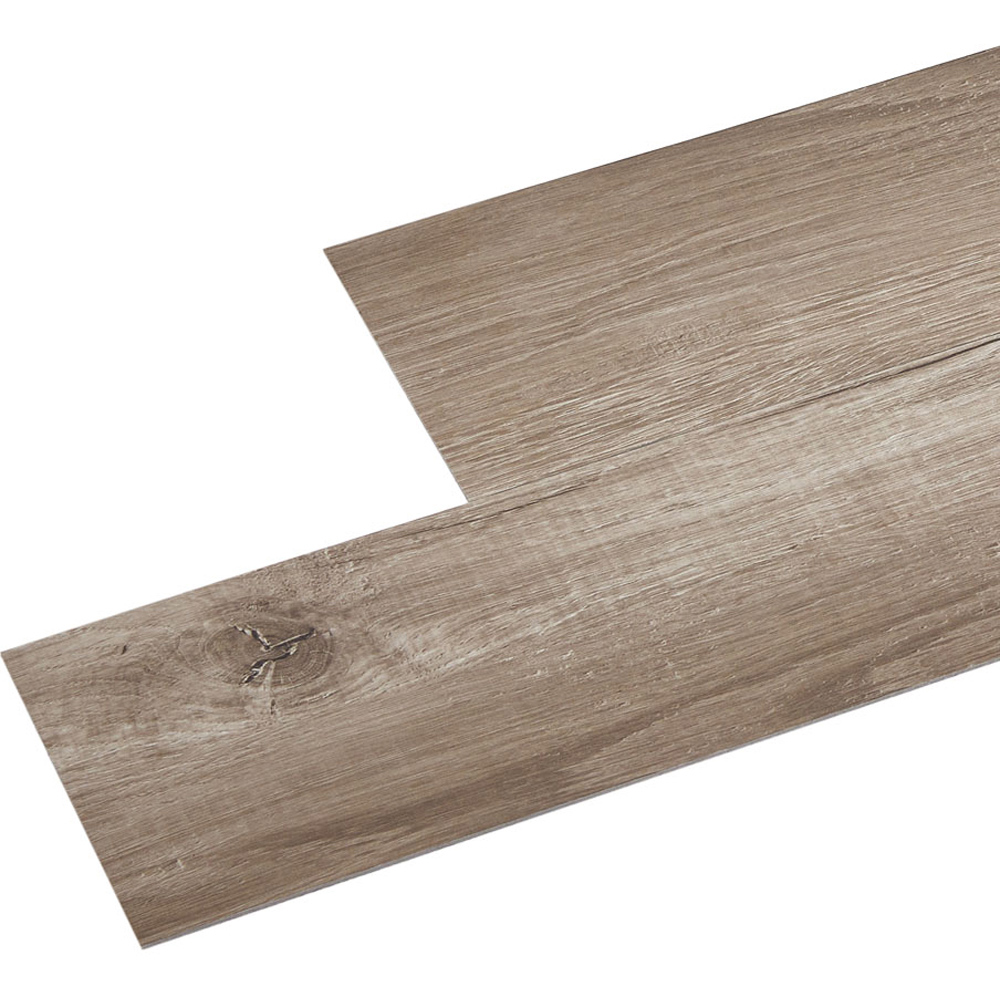 Living and Home Brown Rectangle PVC Flooring Self Adhesive 36 Pack Image 3