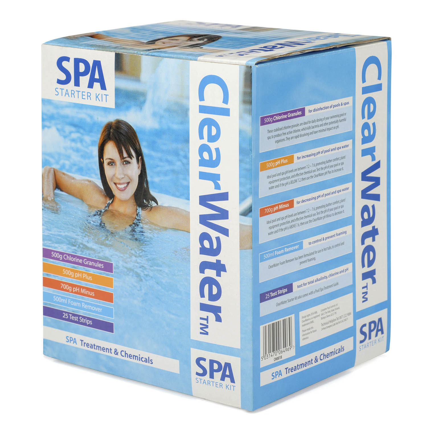 ClearWater Spa & Hot Tub Chemical Starter Kit Image 4