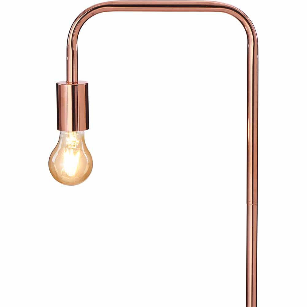 Wilko Copper Angled Floor Lamp Image 2