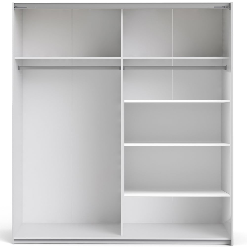 Florence Verona 2 Door White Sliding Wardrobe Image 6