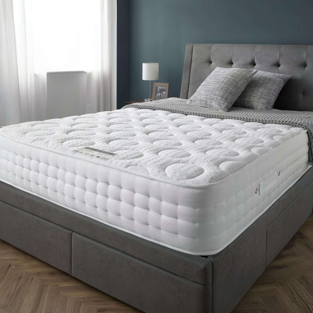 Julian Bowen Capsule Gel Luxury Super King Size White 1500 Pocket Sprung Mattress with Cooling Gel Image 2