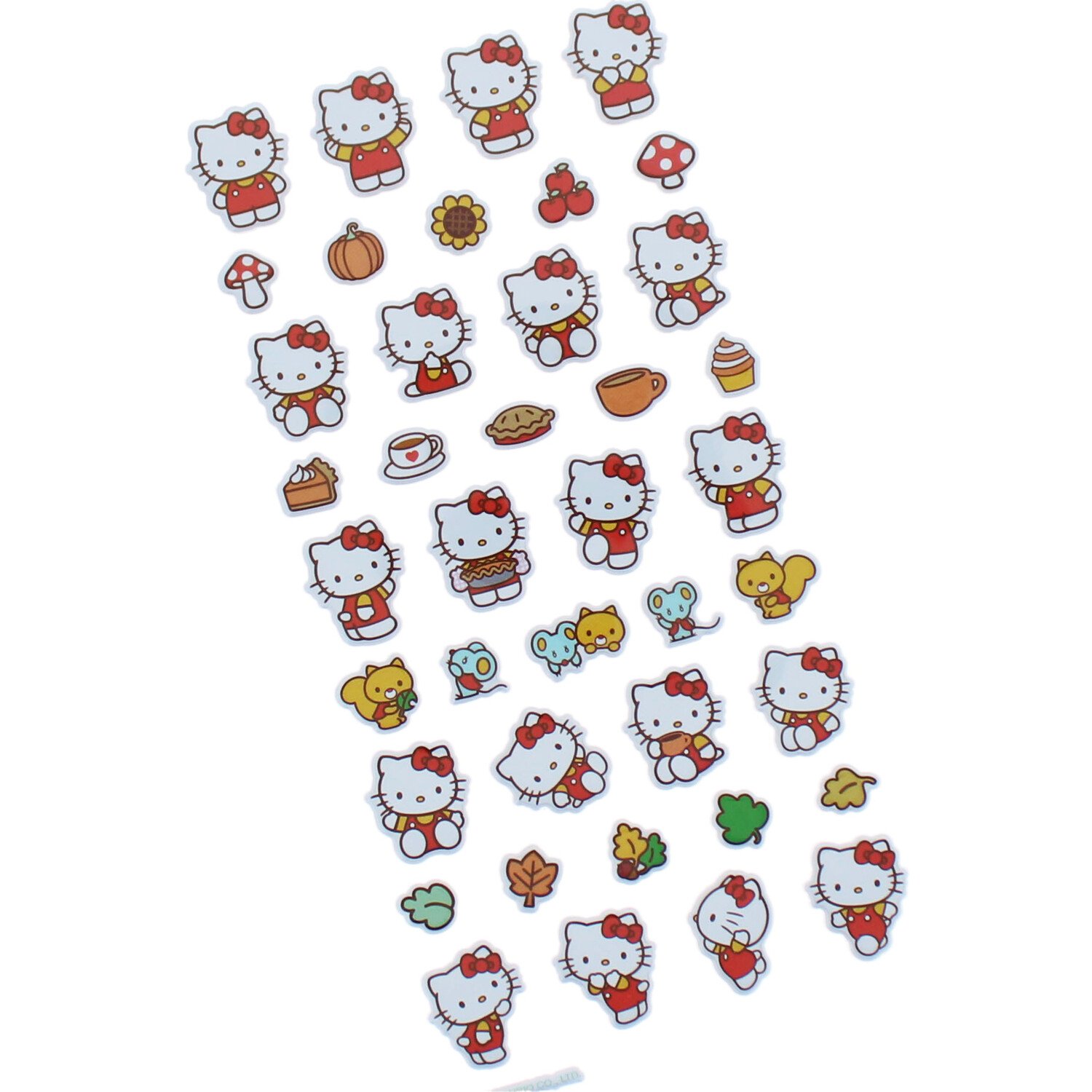 Pumpkin Hello Kitty Puffy Stickers Multicolour Image 3