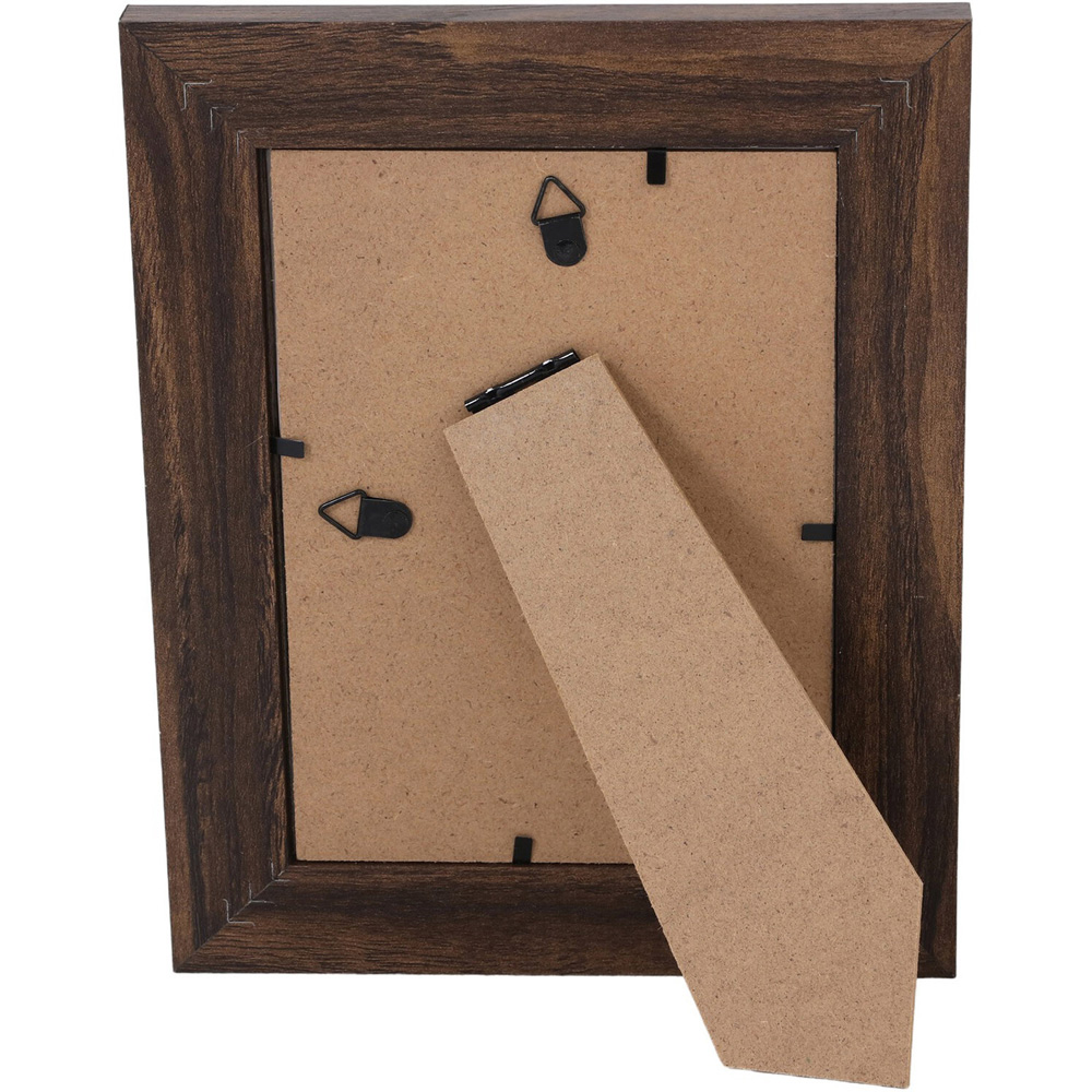 Ayra Wooden Effect Chenille Photo Frame 5 x 7 inch Image 4
