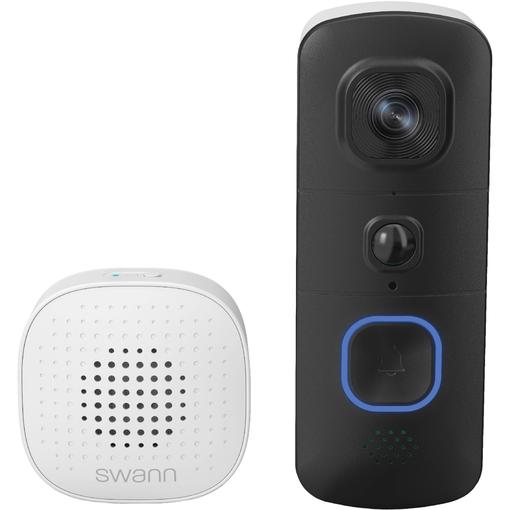 Swann EVO HD Wireless 140 Degree View Angle Wi-Fi Video Doorbell and Chime with 2 Way Audio 32GB Image 3