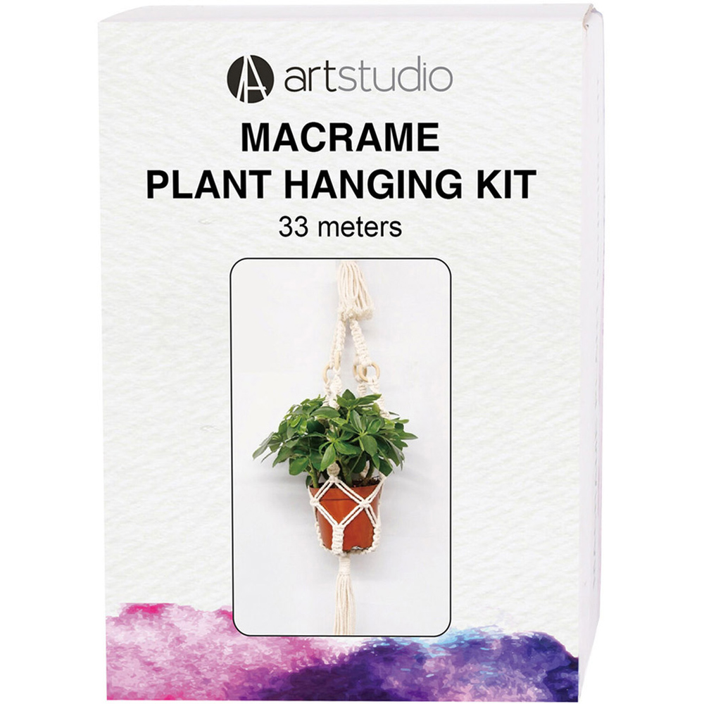 Art Studio Macrame Plant Hanging Kit Image