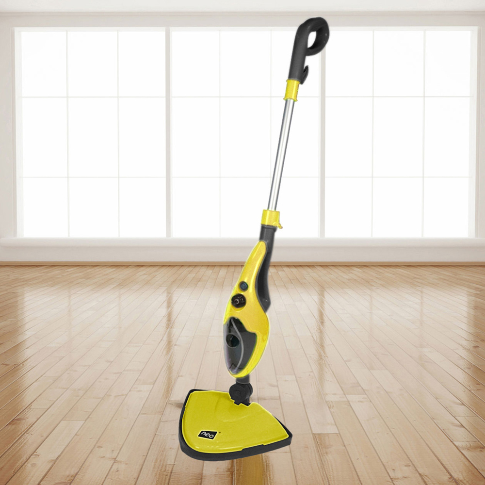 Neo 10 in 1 Yellow Hot Steam Mop Cleaner and Hand Steamer 1500W Image 2