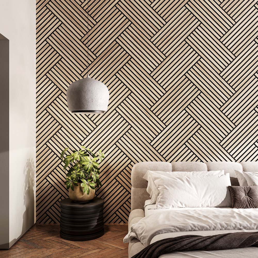 Wallsupply UltrAcoustic Eco Oak Acoustic Wall Panel 6 Pack Image 6