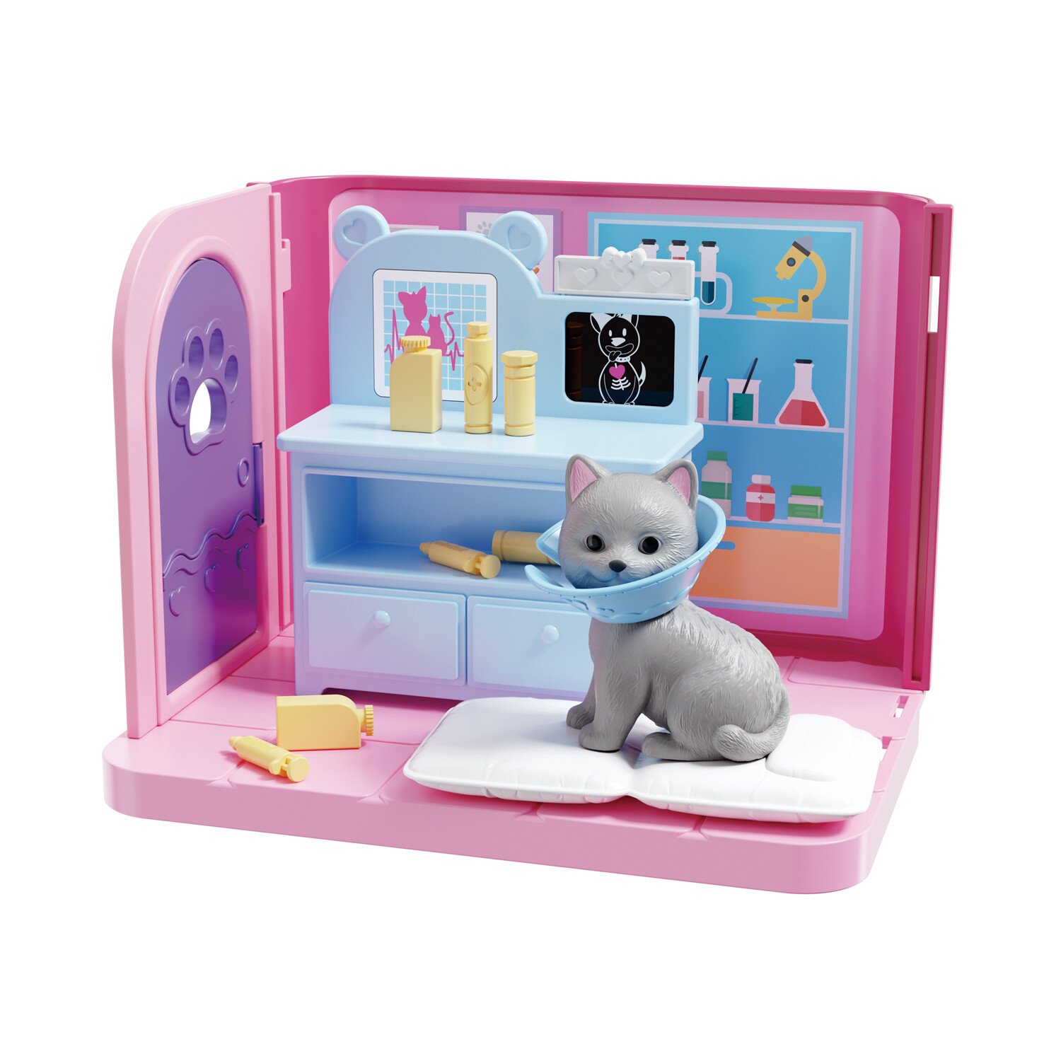 Kids Cute Pet House Playset - Multicolour Image 6