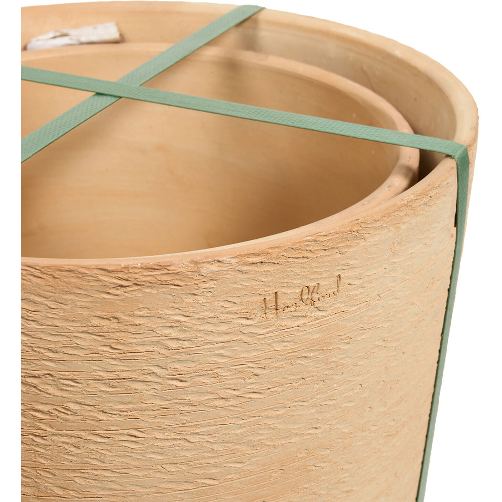 Set of 2 Cylinder Plant Pots Natural Image 4