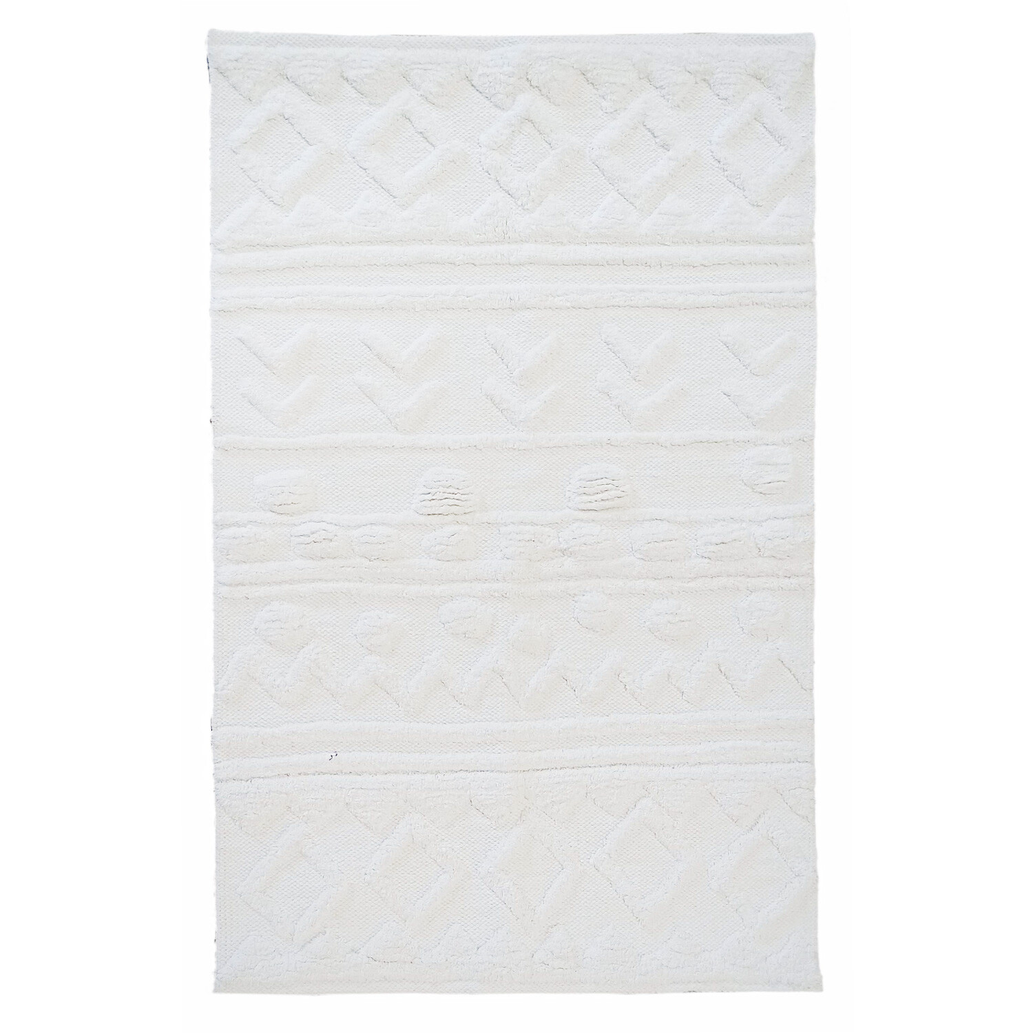 Tribal Woven Rug - White Image