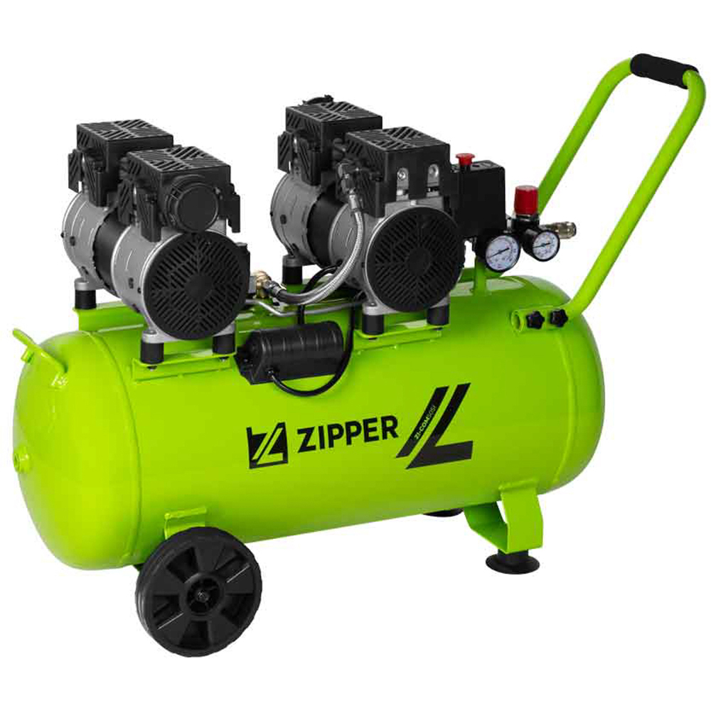 Zipper ZI-COM50SI 230V Silent Air Compressor 50L Image 1