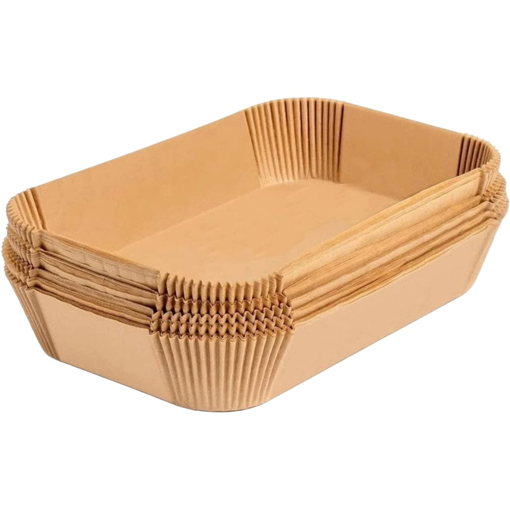 Home Source Paper Air Fryer Liners 22 x 14cm 130 Pack Image 1