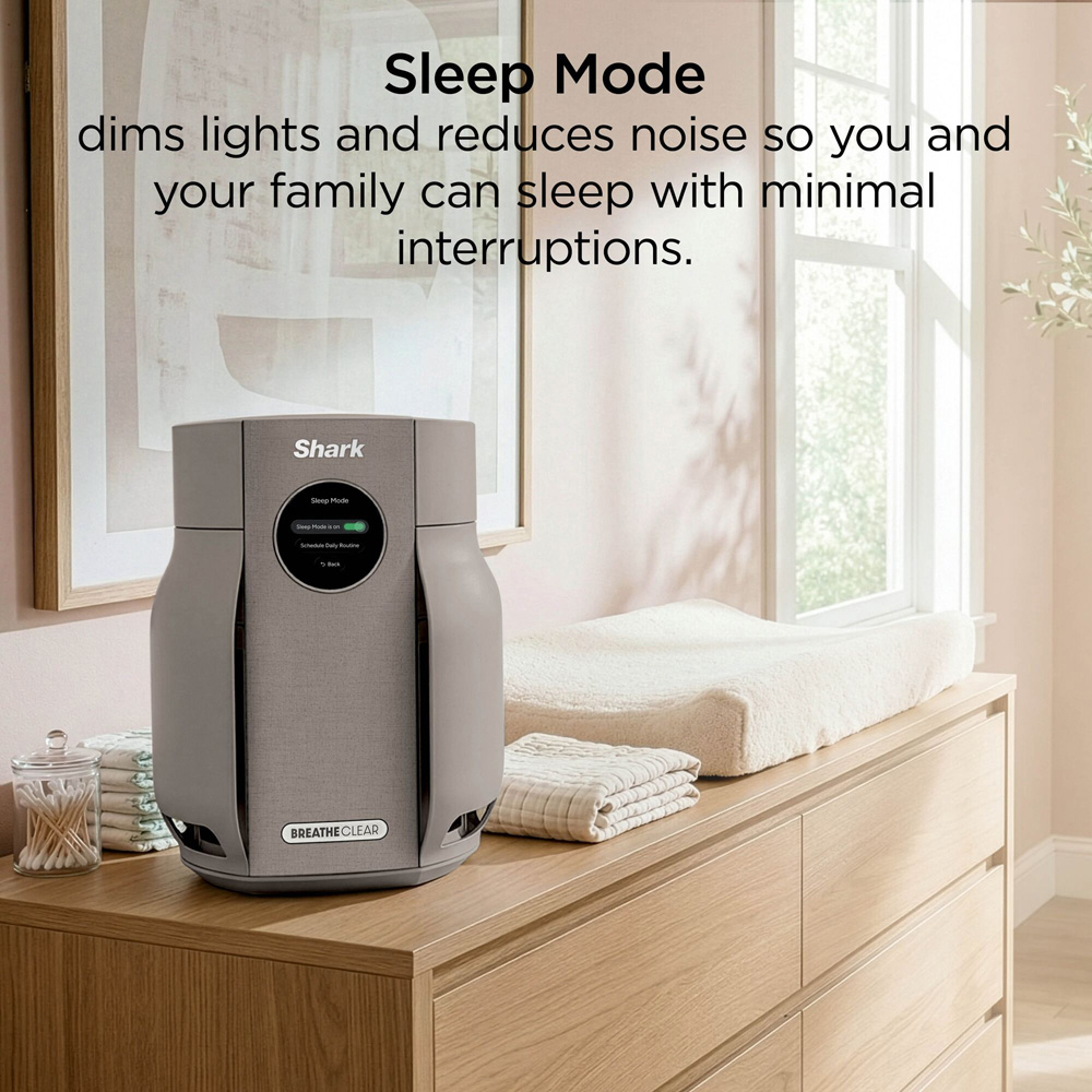 Shark BreatheClear HP062UKSD Dune Compact Air Purifier with NeverChange6 20W Image 7