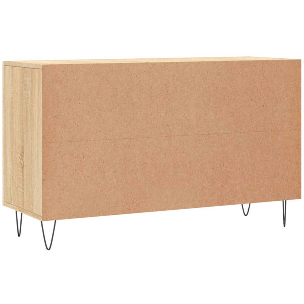 vidaXL 2 Door 2 Drawer Sonoma Oak Sideboard Image 8