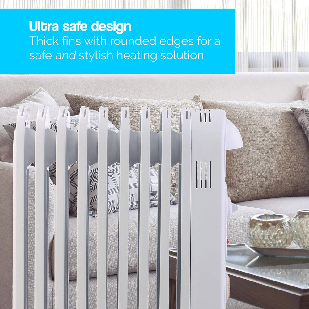 Mylek White Oil Filled Heater 2000W Image 3