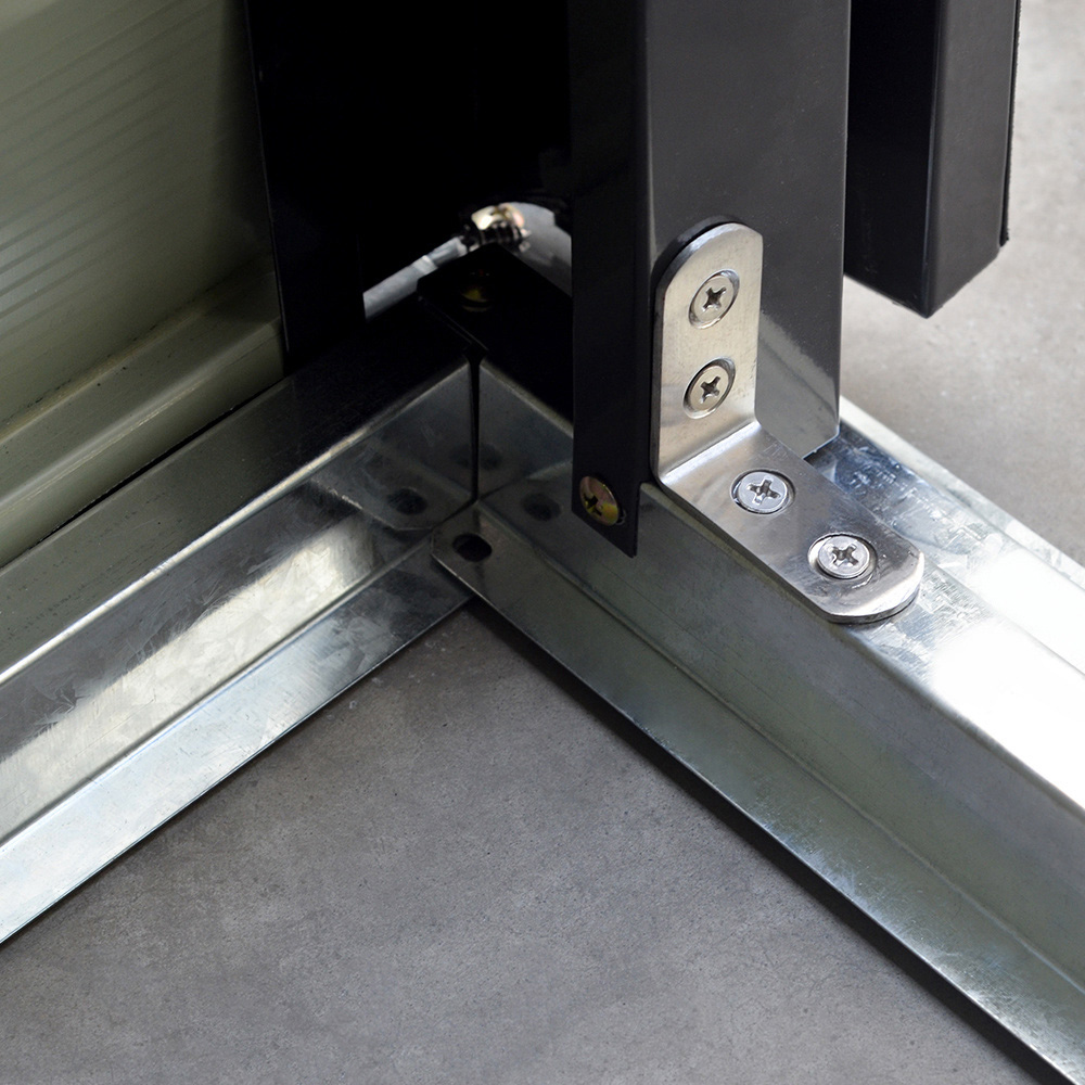 Living and Home 4.6 x 9ft Grey Steel Garden Storage Shed Image 5