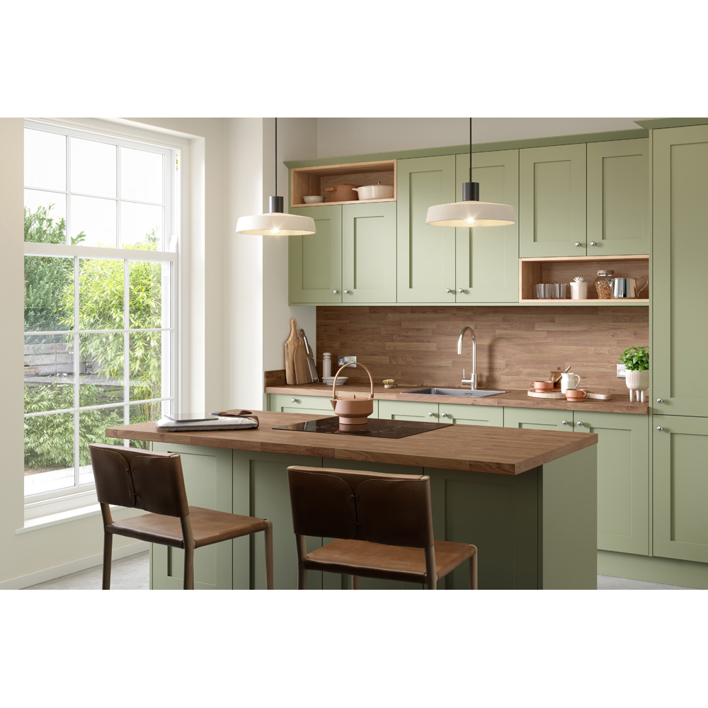 Options Plus Colmar Oak Post-Formed Laminate Kitchen Upstand 3000 x 100 x 20mm Image 4