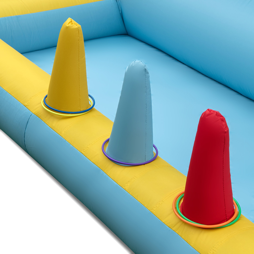 Costway Inflatable Bouncy Castle with Slide and Tunnel Image 3
