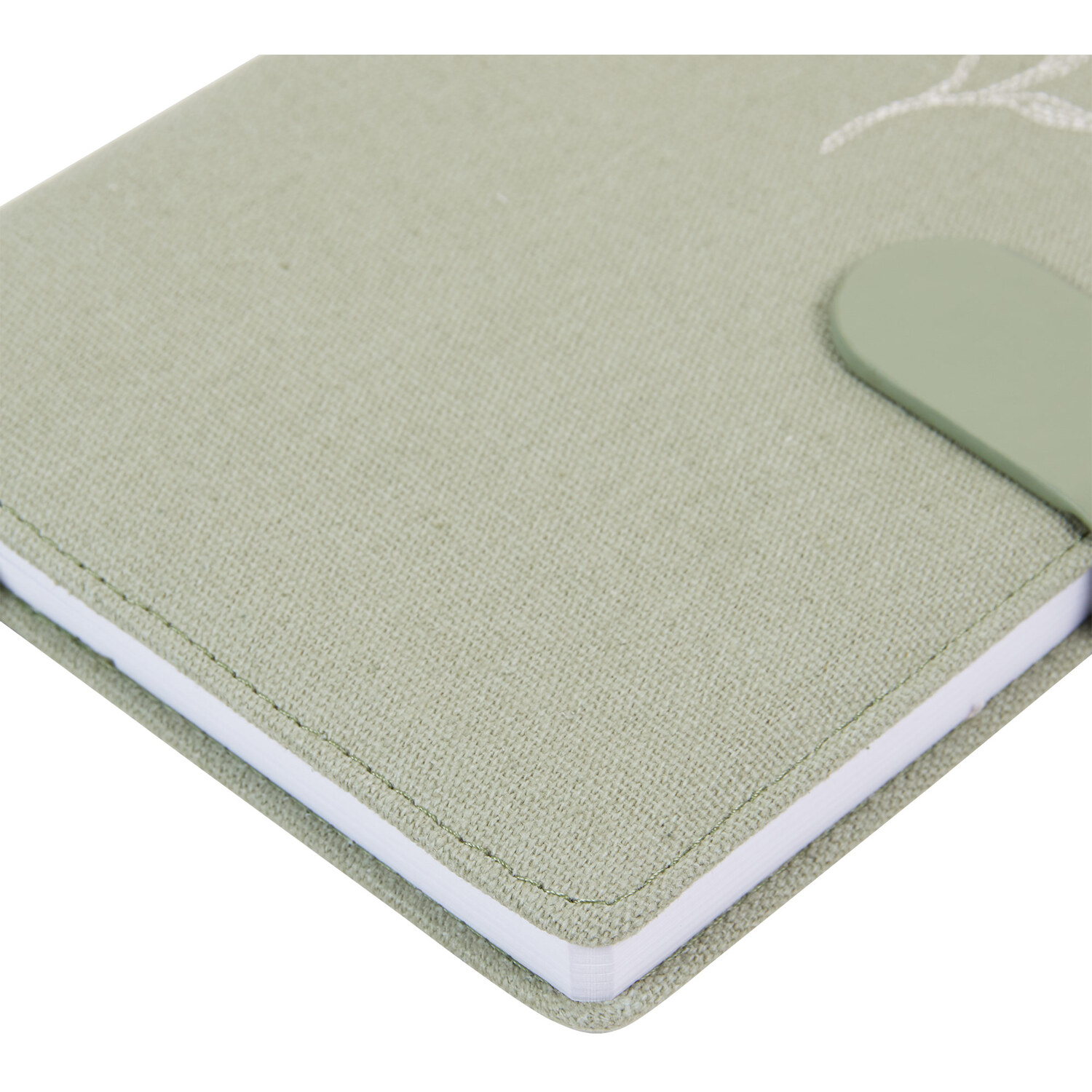 Eco A5 Cotton Notebook - Green Image 6