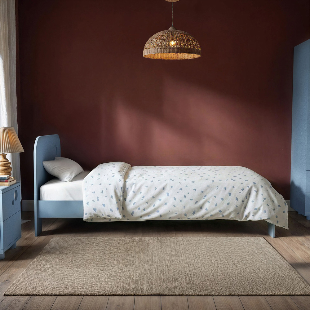 Flair Livana Single Blue and White Bed Image 4