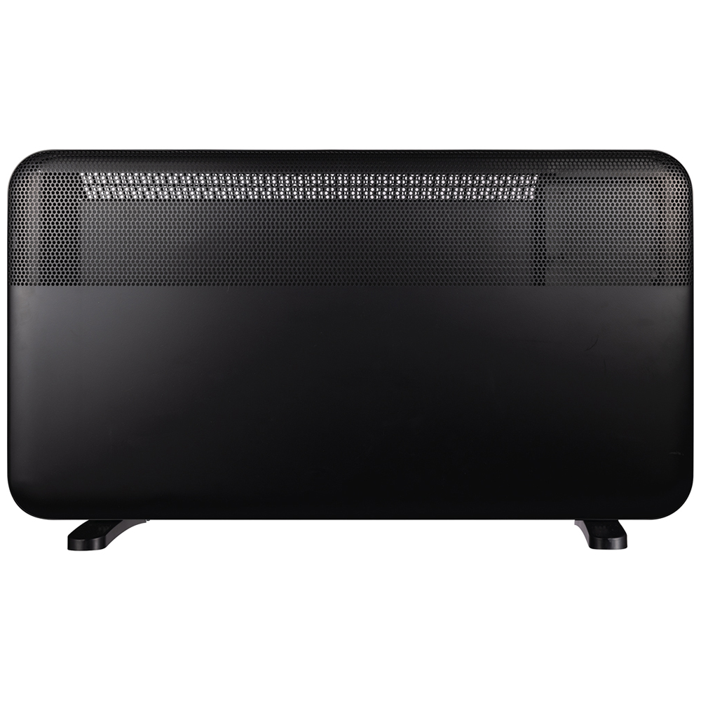 TCP Black Electric Panel Wall Mounted and Free Standing Heater 2000W Image 1