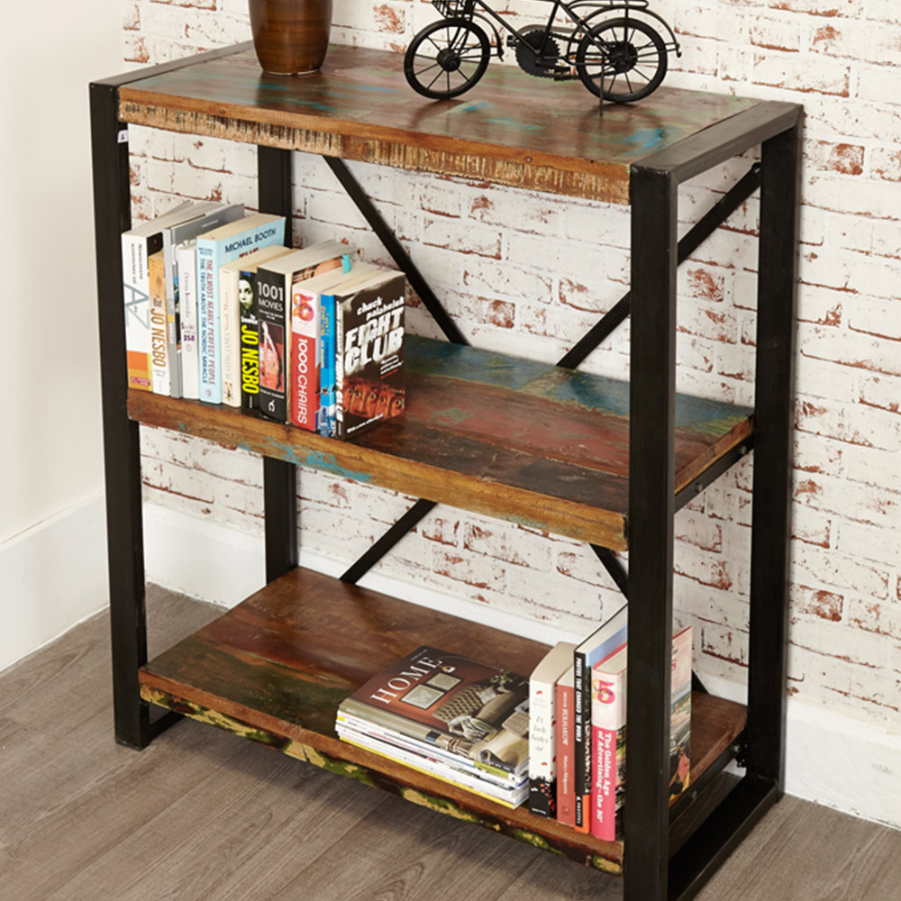 Baumhaus Urban Chic 3 Shelf Low Bookcase Image 5