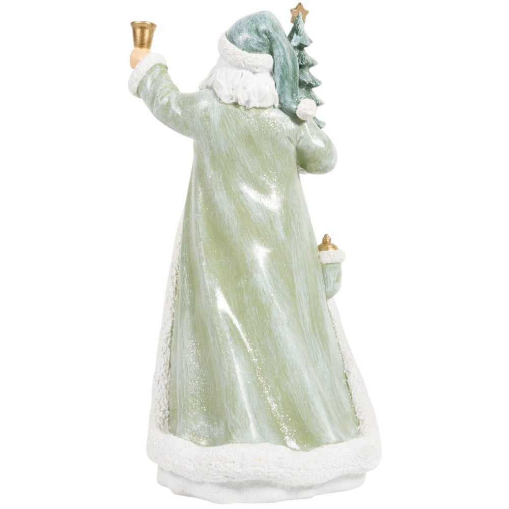Sage Green Santa Ornament Sage Image 3