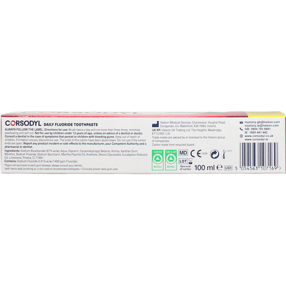 Corsodyl Original Toothpaste Image 2