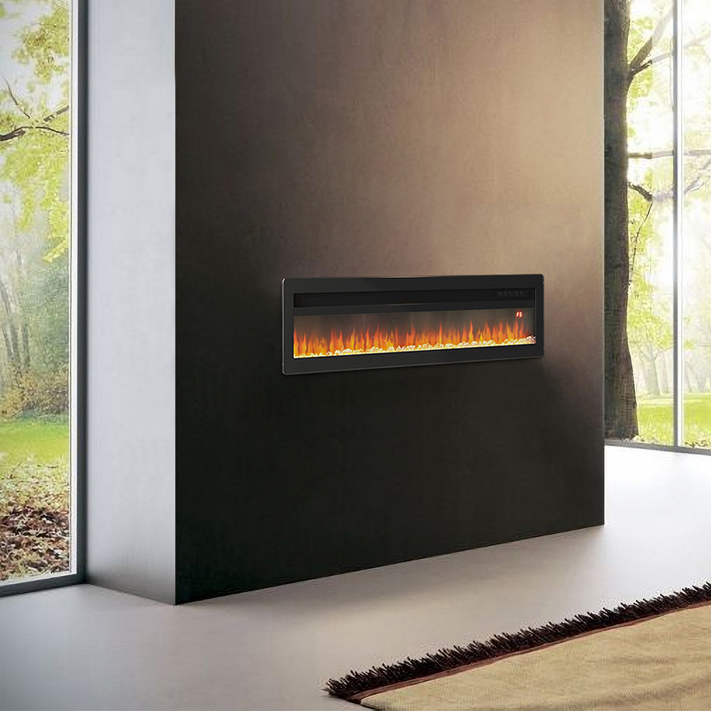 Living and Home Wall Mounted or Freestanding Electric Fireplace 40 Inch 1500W Image 2