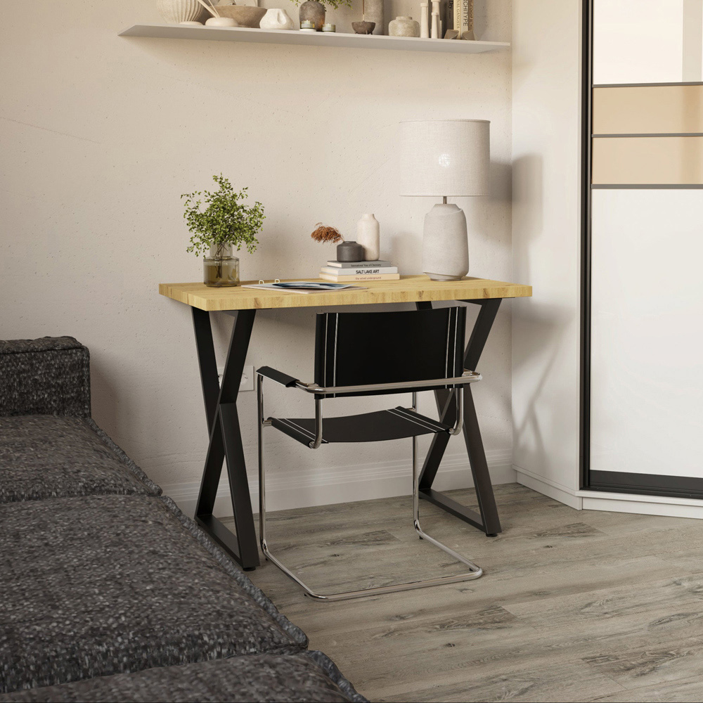 Shefa Chicago 4 Seater Dining Table Artisan Oak Image 3