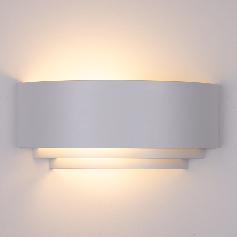 TCP White 3 Tier Indoor Wall Light Image 2
