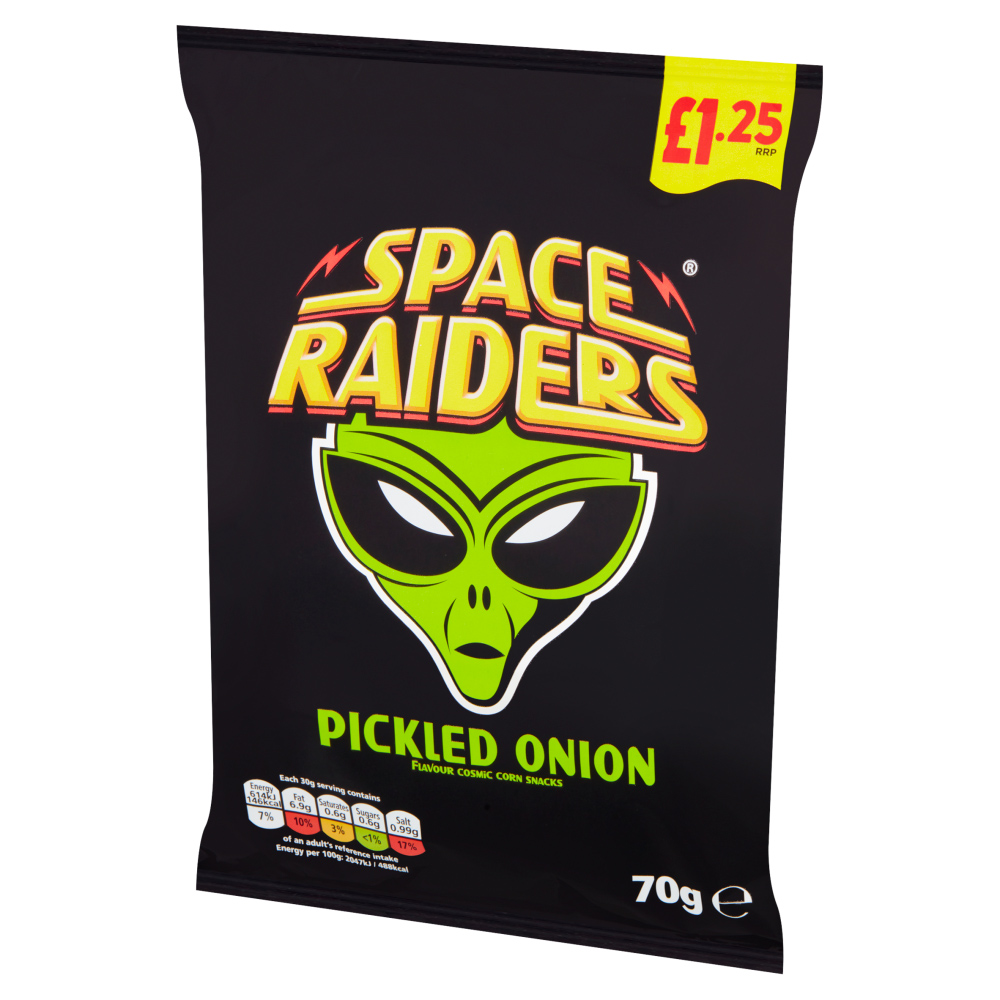 Space Raiders Pickled Onion 70g Image 4