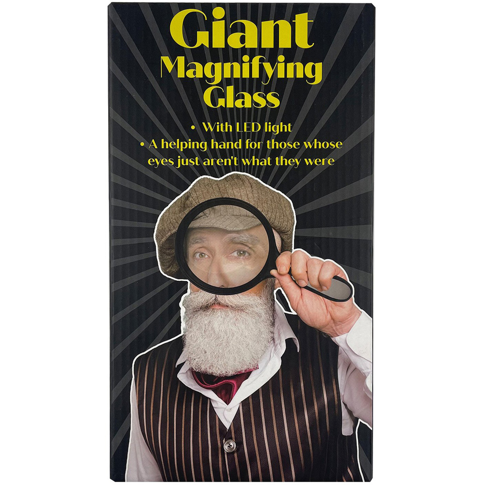 Giant Magnifying Glass - Black Image 2