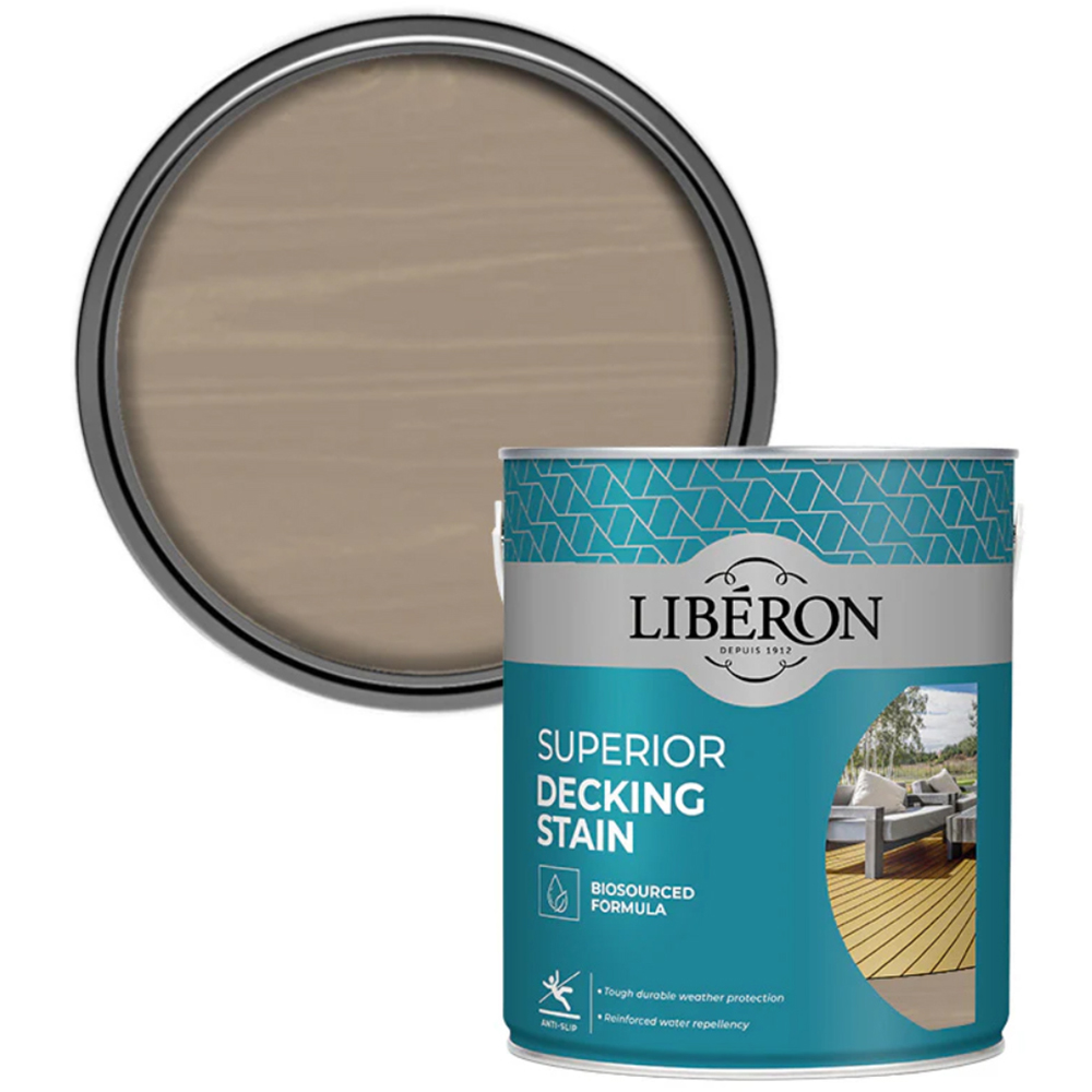 Liberon Superior Light Silver Decking Stain 2.5L Image 1