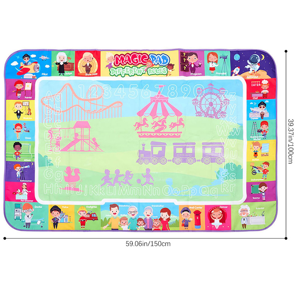 H&O Direct Kids Career Theme Water Doodle Painting Mat Image 6