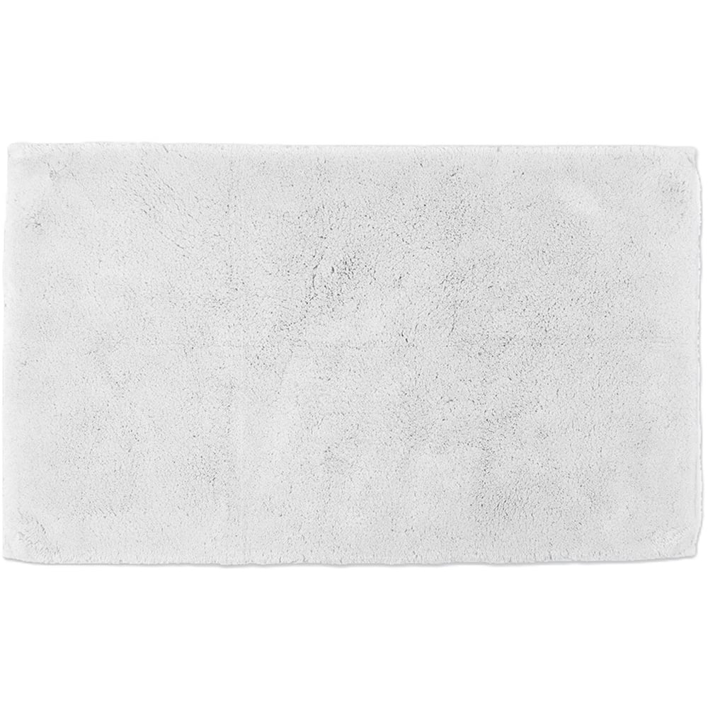 Allure Bath Fashions Hotel Luxury White Deep Pile Bath Mat 50 x 80cm Image 1