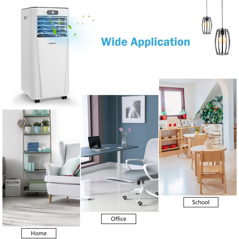 Costway 9000BTU Portable Air Conditioner with WiFi Image 7