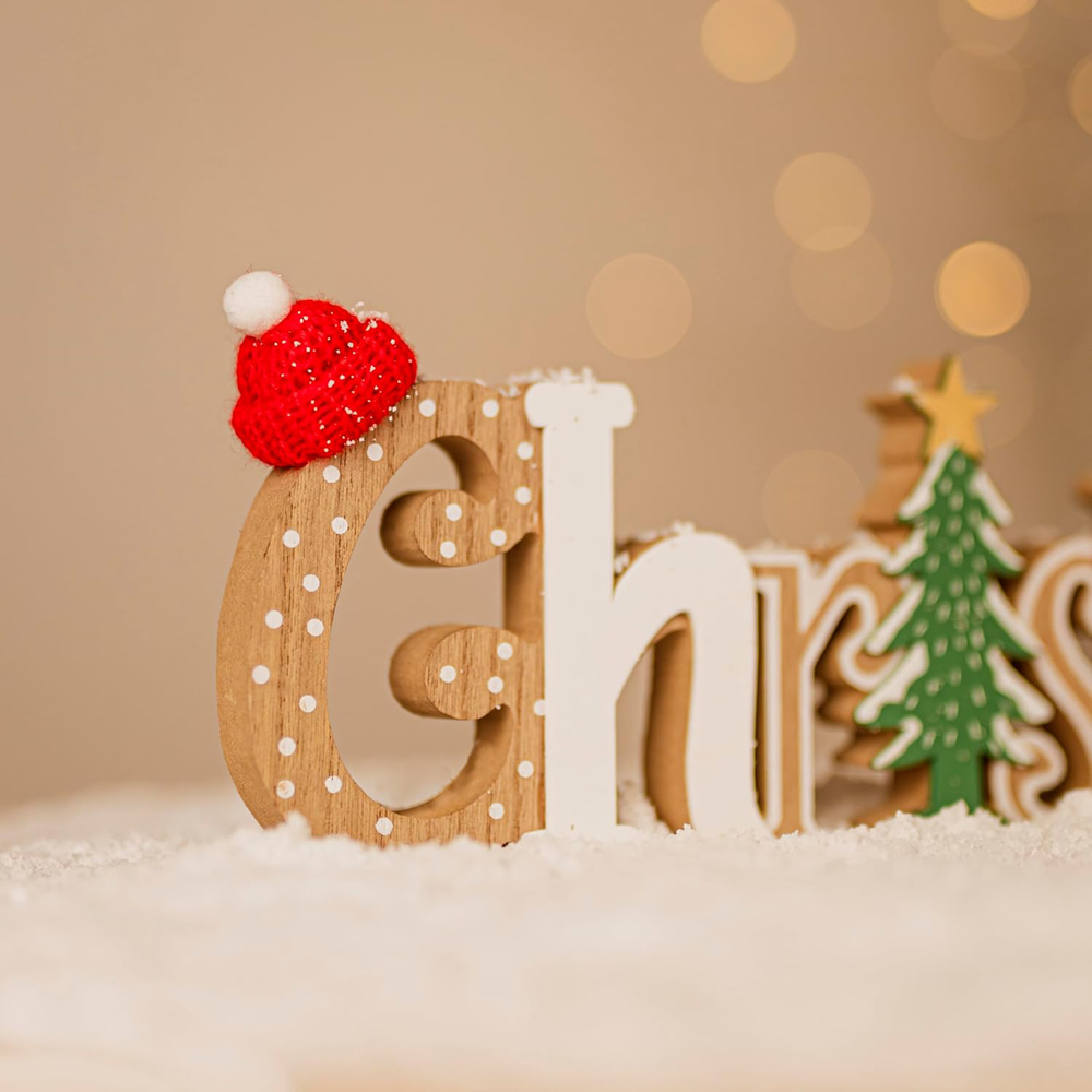 Marco Paul Christmas Word Standing Decoration Ornament Image 3