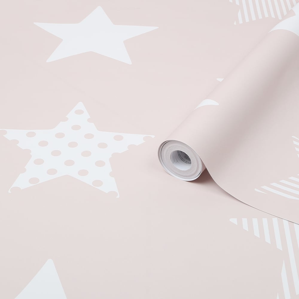 Superfresco Easy Stars Pink Wallpaper Image 2
