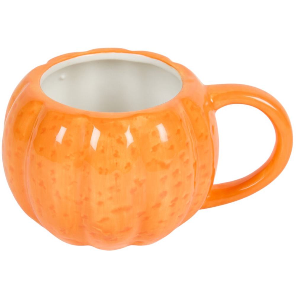 Smile Pumpkin Mug Orange Image 4