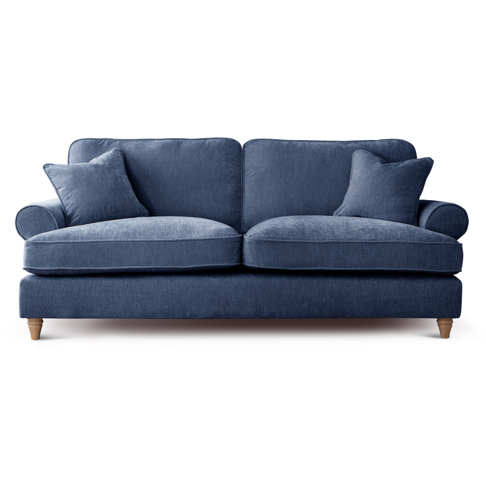 The Victoria 3 Seater Navy Sofa Image 2