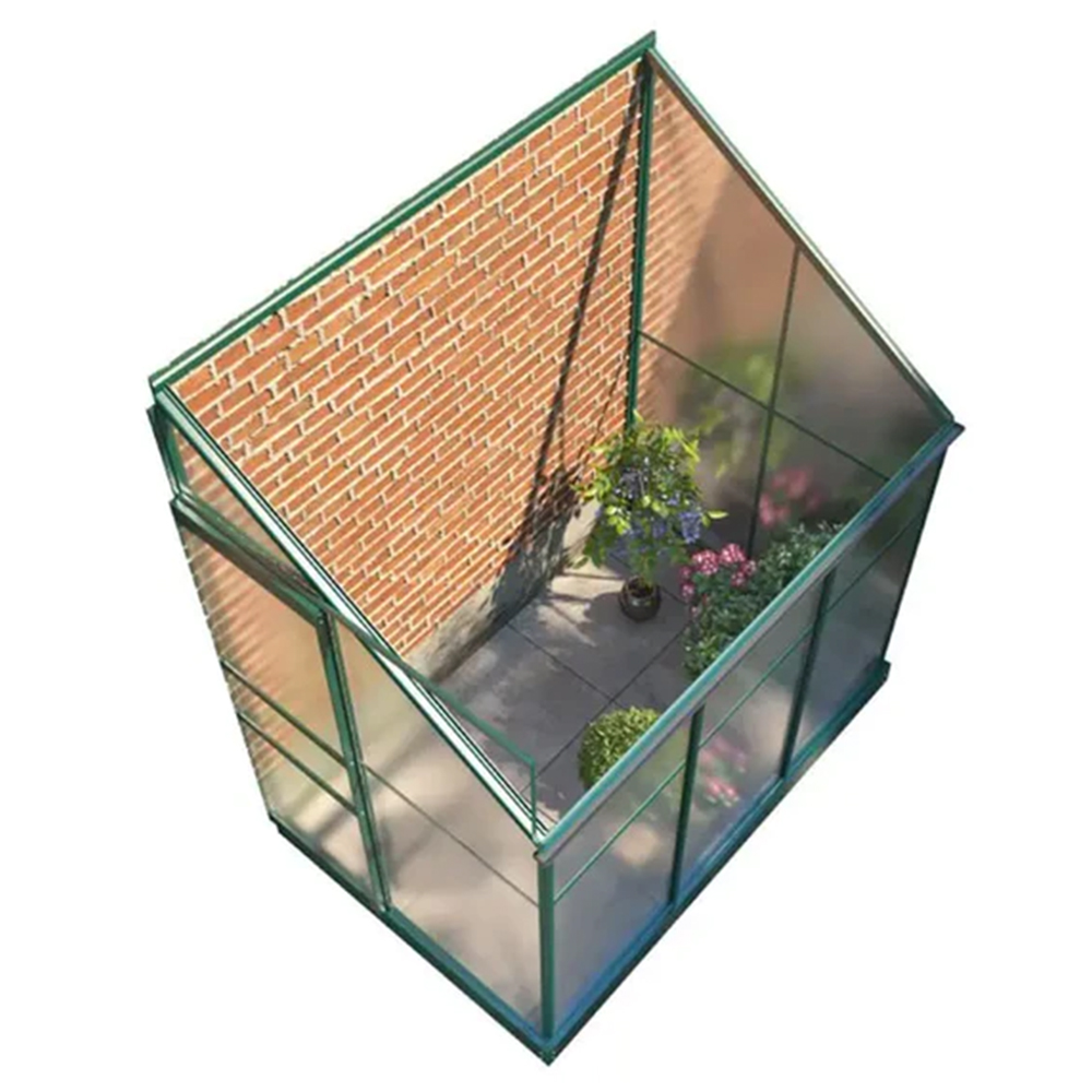 StoreMore 4 x 6ft Polycarbonate Lean To Greenhouse Image 2