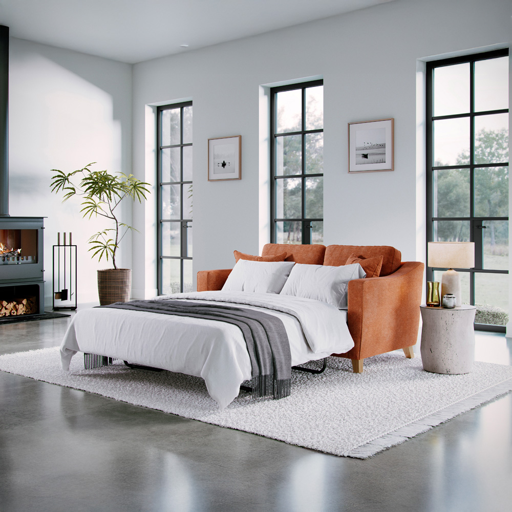 Marlon 2 Seater City Terracota Sofa Bed Image 3