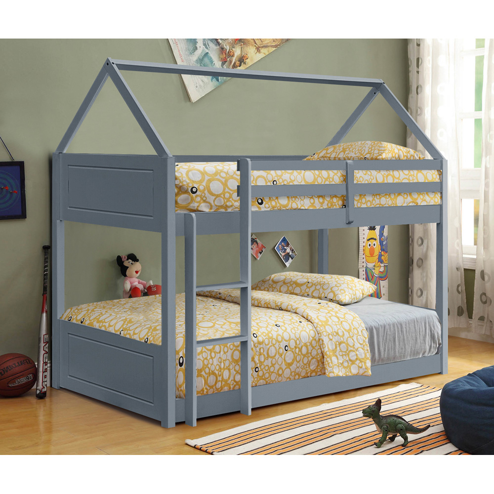 Brooklyn Grey House Style Bunk Bed Image 3