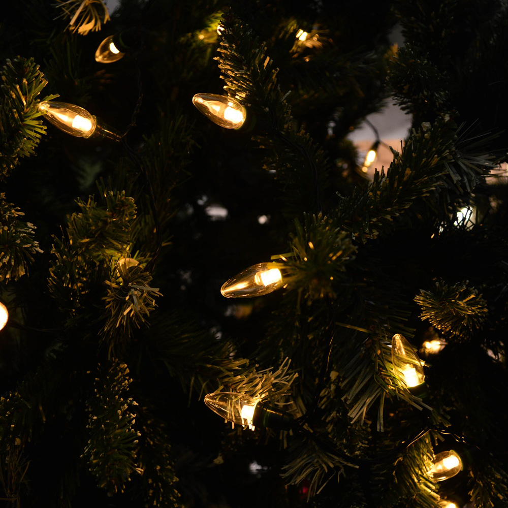 Premier 120 Warm White C6 LED Bulb Multi-Function Black String Light 12m Image 5