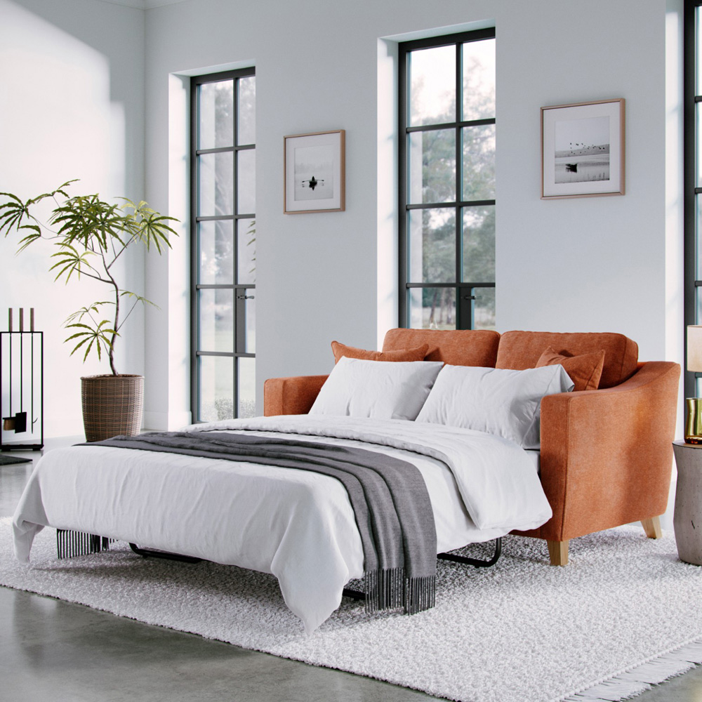 Marlon 2 Seater City Terracota Sofa Bed Image 1