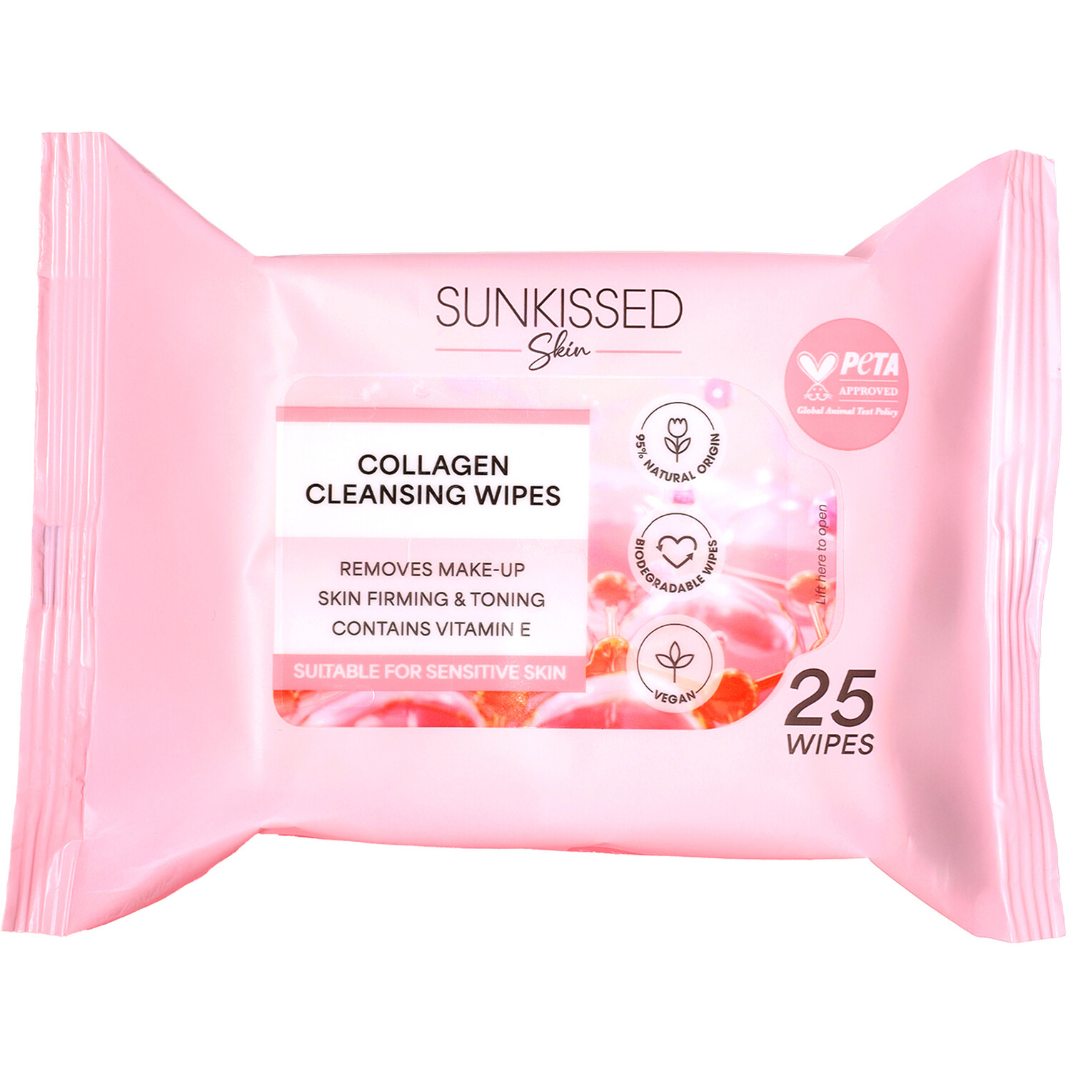 Sunkissed Skin Collagen Cleansing Wipes Image
