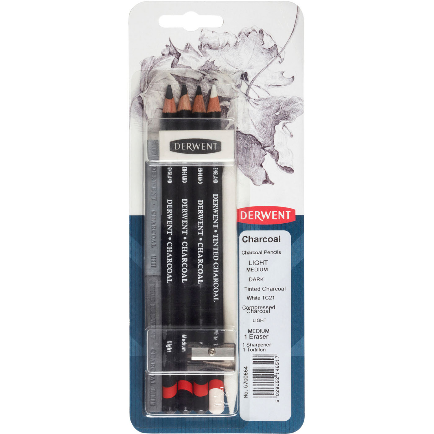 Derwent Charcoal Pencil Starters Set Image 1
